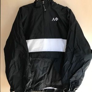 Alpha Phi lines windbreaker rain coat
