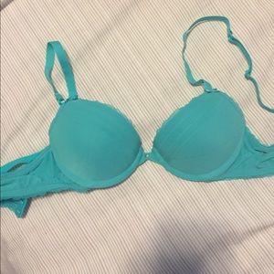 Turquoise Aerie Bridget push up bra size 32A