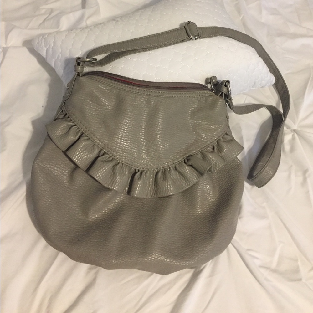Cross Body Grey Purse