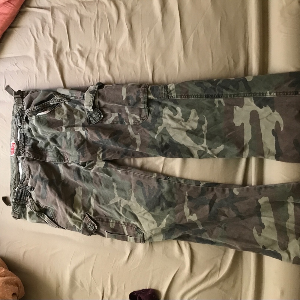 Camo cargo pants that I got from Urban Outfitters