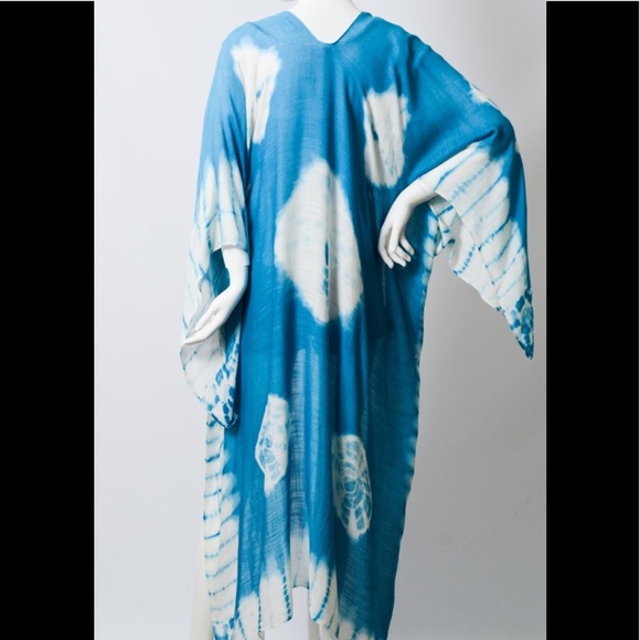 Indian Summer Turquoise Kimono - Picture 2 of 2