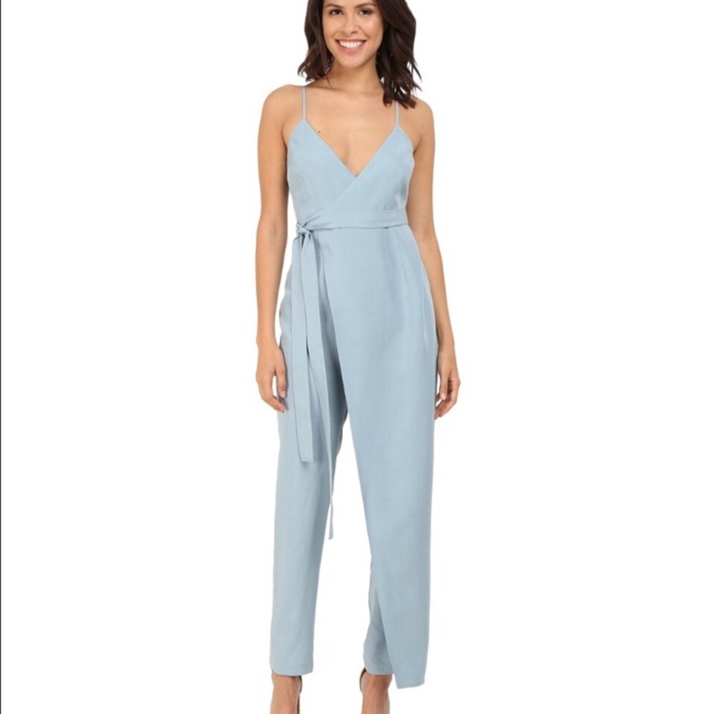 Mara Hoffman Tencel Cross Front Jumpsuit Medium