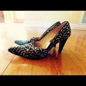 Animal Print Nicole Miller Heels
