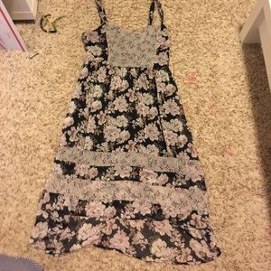 High-Low floral dress