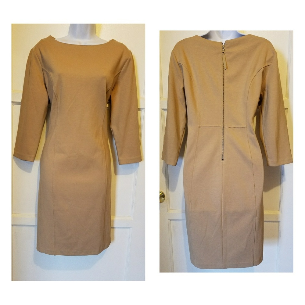 Khaki preloved dress gently worn