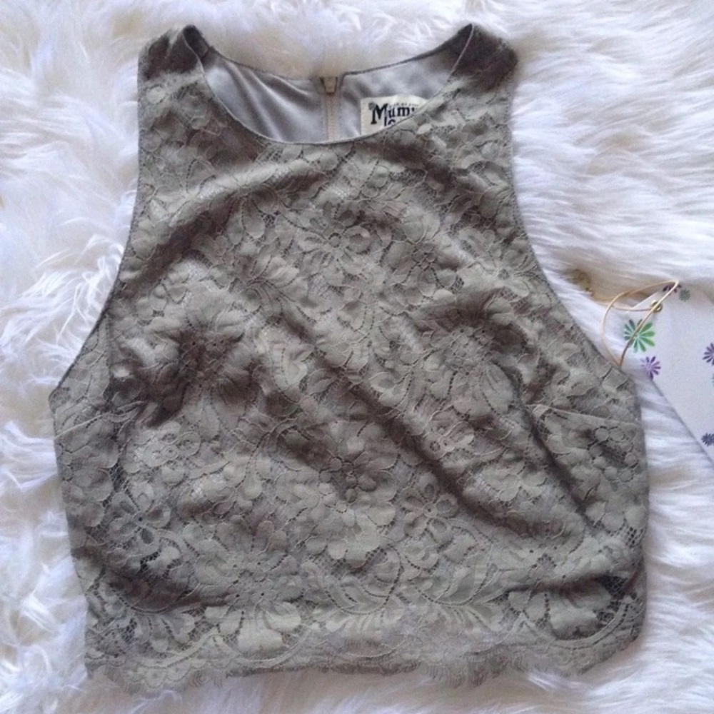 NWT Show Me Your MuMu Elizabeth Crop Top - Picture 4 of 8
