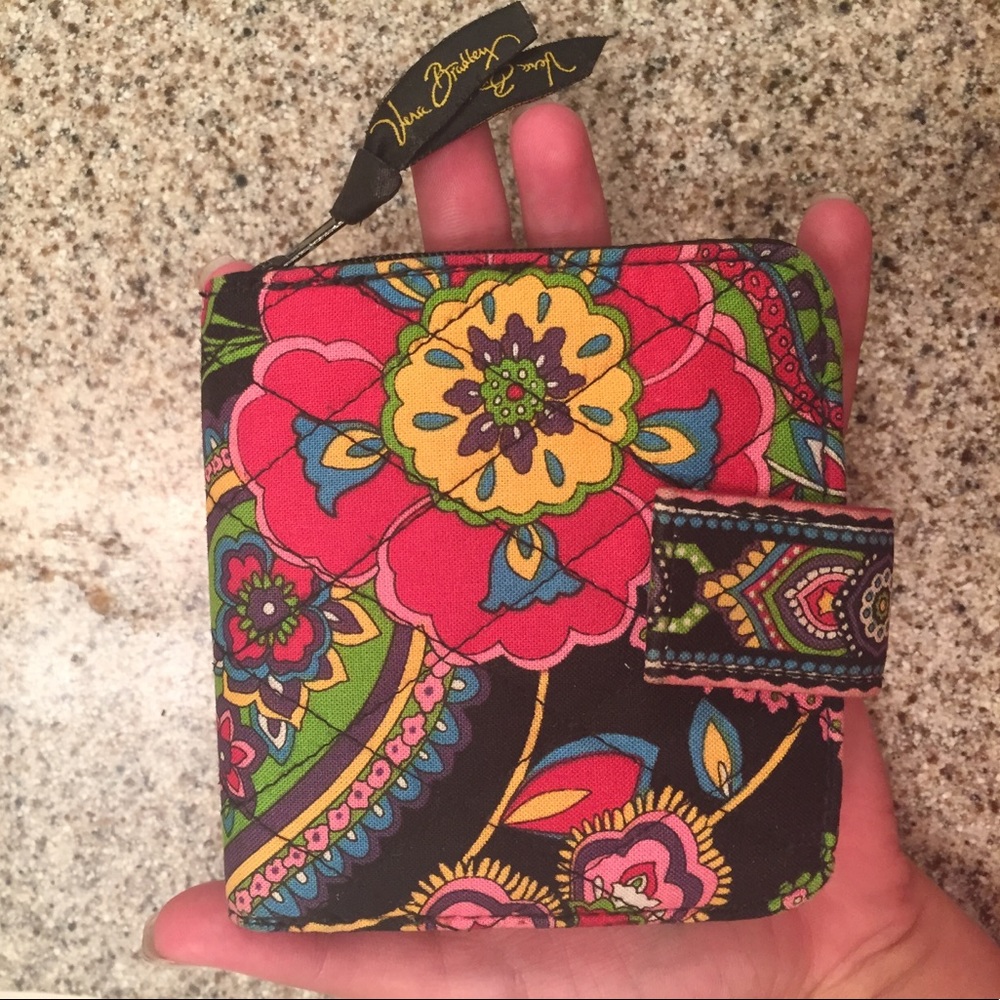 Vera Bradley wallet with coin holder