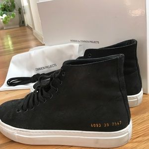Common Projects Tournament High | Waxed Suede, 39