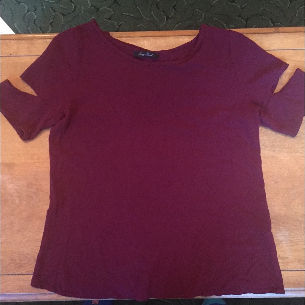 Honey Punch Split Back, Split Sleeve T-Shirt