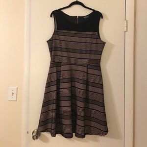 Papermoon Caela Dress Blush Pink & Black
