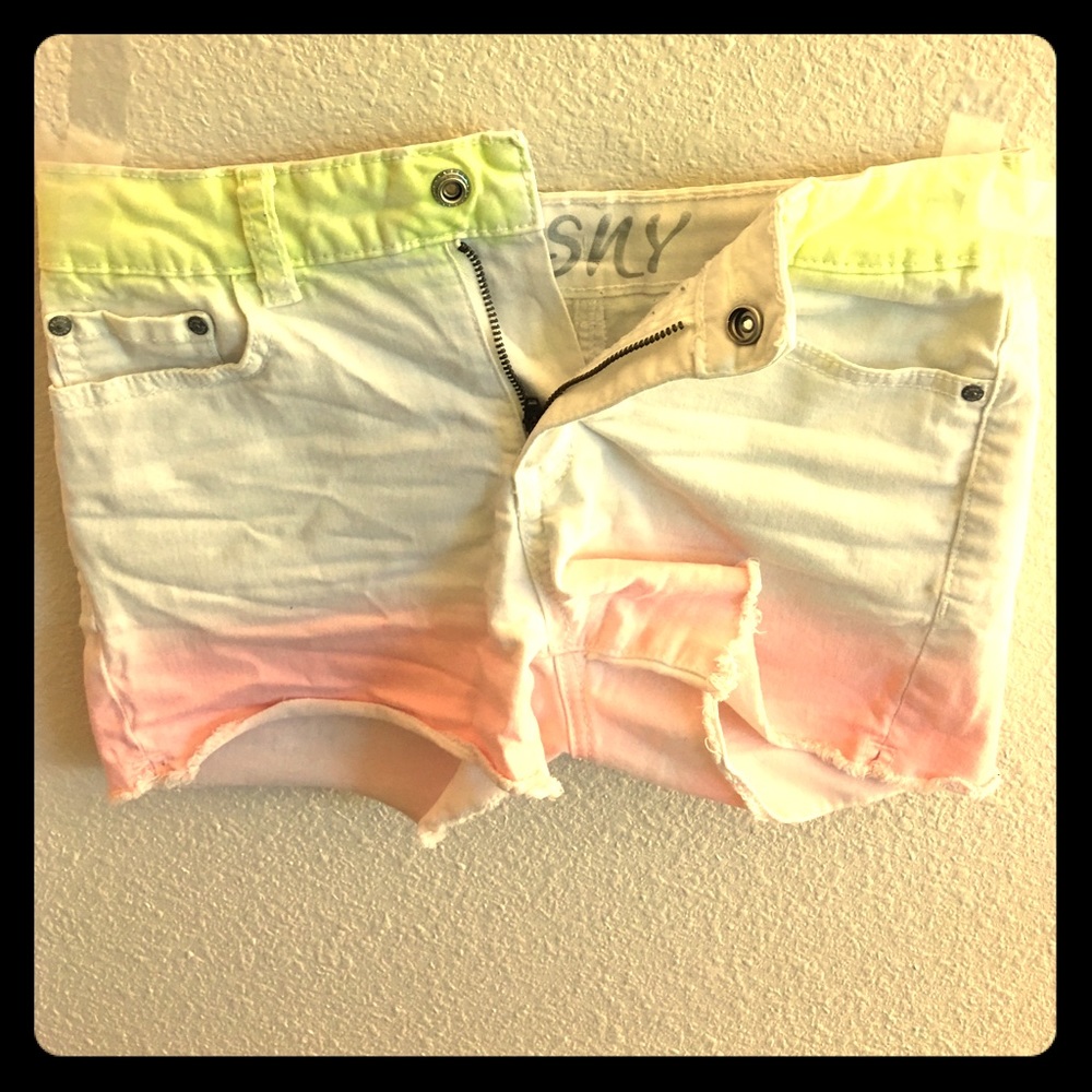Ombré shorts