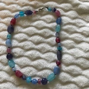 Sea glass like necklace.