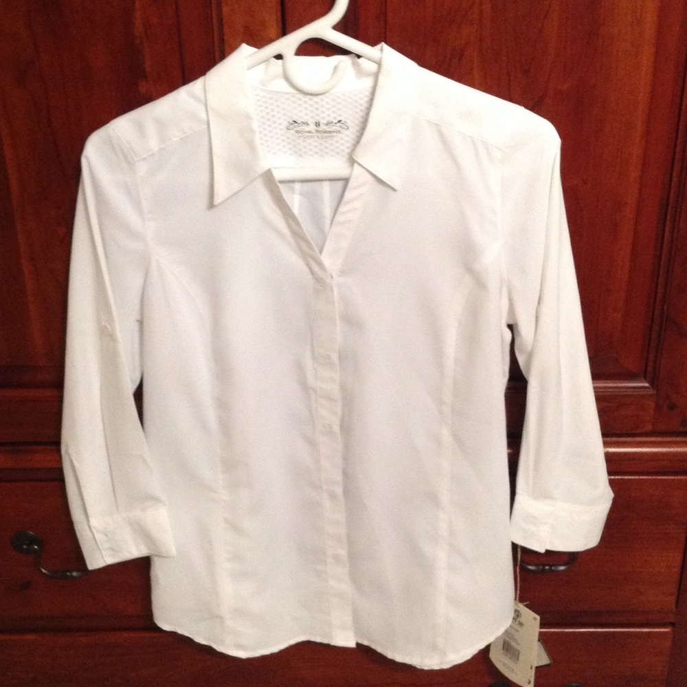 Royal Robbins 3/4 sleeve white Expedition Blouse.