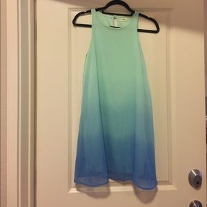Green ombré Tobi dress