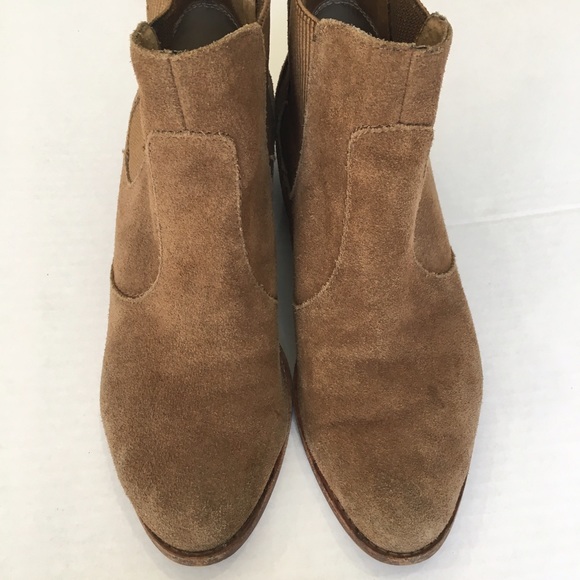 GAP Shoes Gap Brown Suede Ankle Booties Size 8 Womens