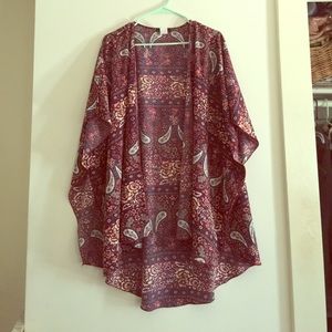 Flowing Floral Kimono