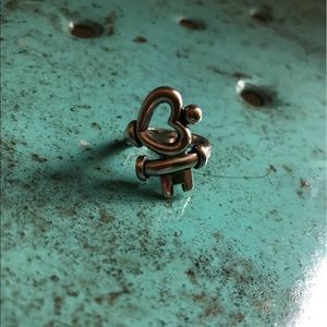 James Avery Key to my heart ring