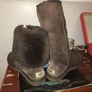 Tall brown UGG boots!