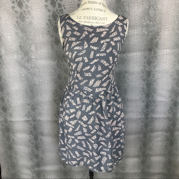 O'Neill grey peach tribal print cut out back dress - Picture 1 of 6