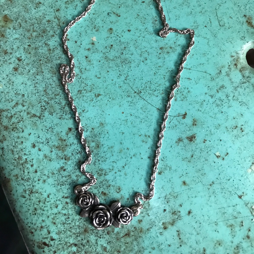 James Avery rose necklace!