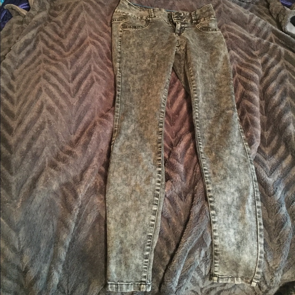 Acid Washed Skinny Jeans