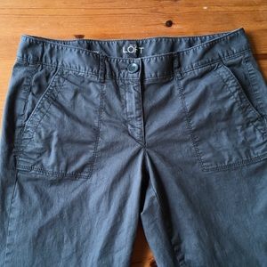 Ann Taylor Loft Relaxed Skinny Capris Size 10