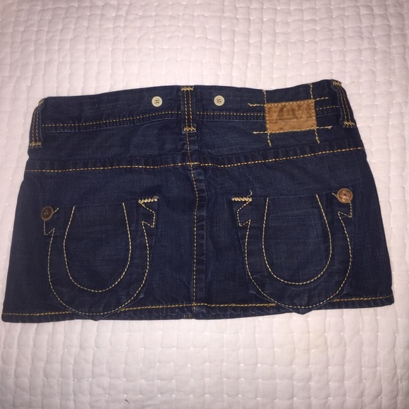 True Religion Skirts True Religion Jean Skirt Poshmark