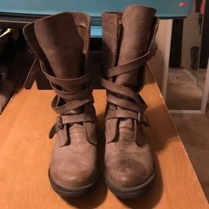 Steve Madden combat boots