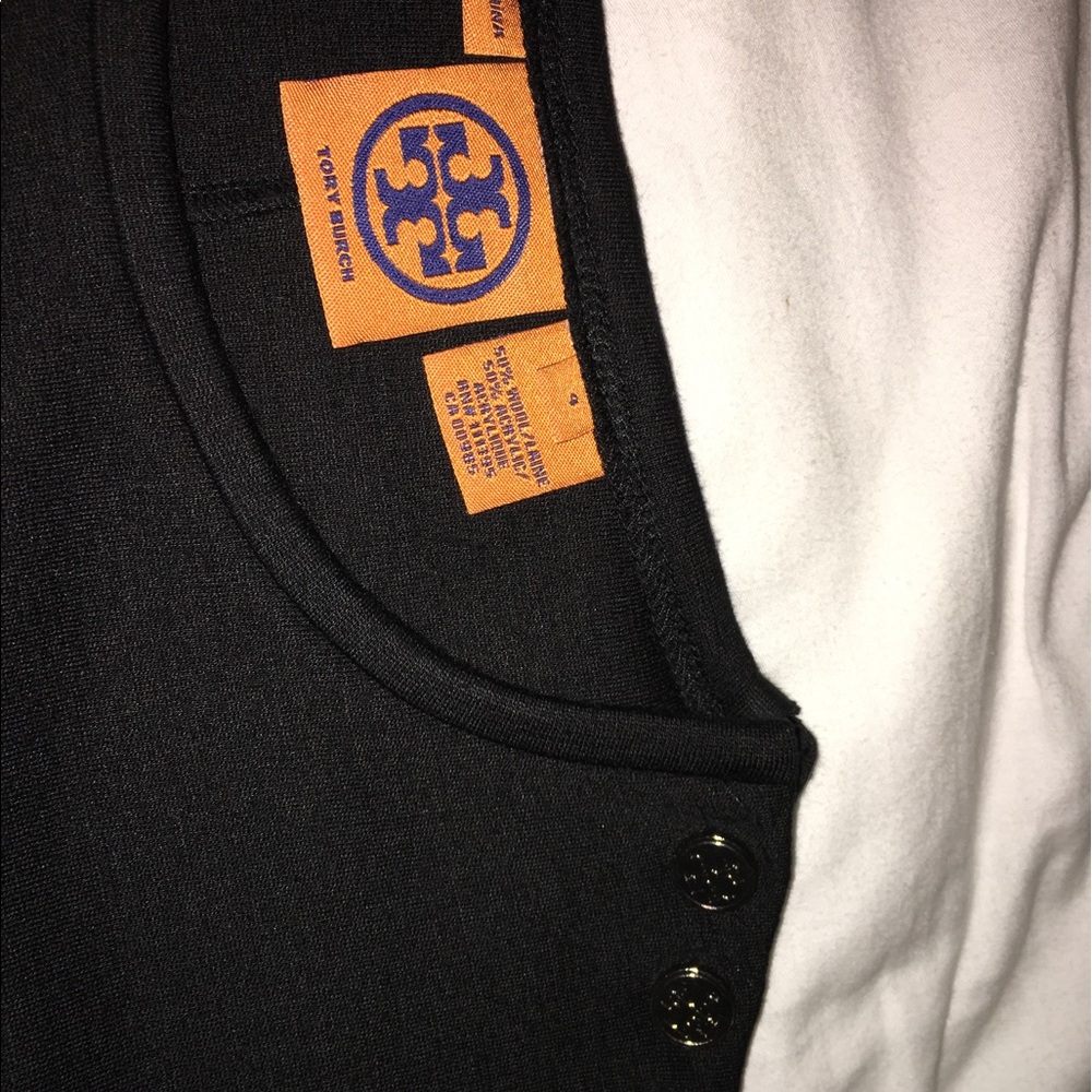 Tory Burch black swing sweater dress