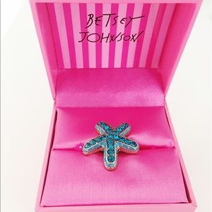 Betsy Johnson starfish ring 💍