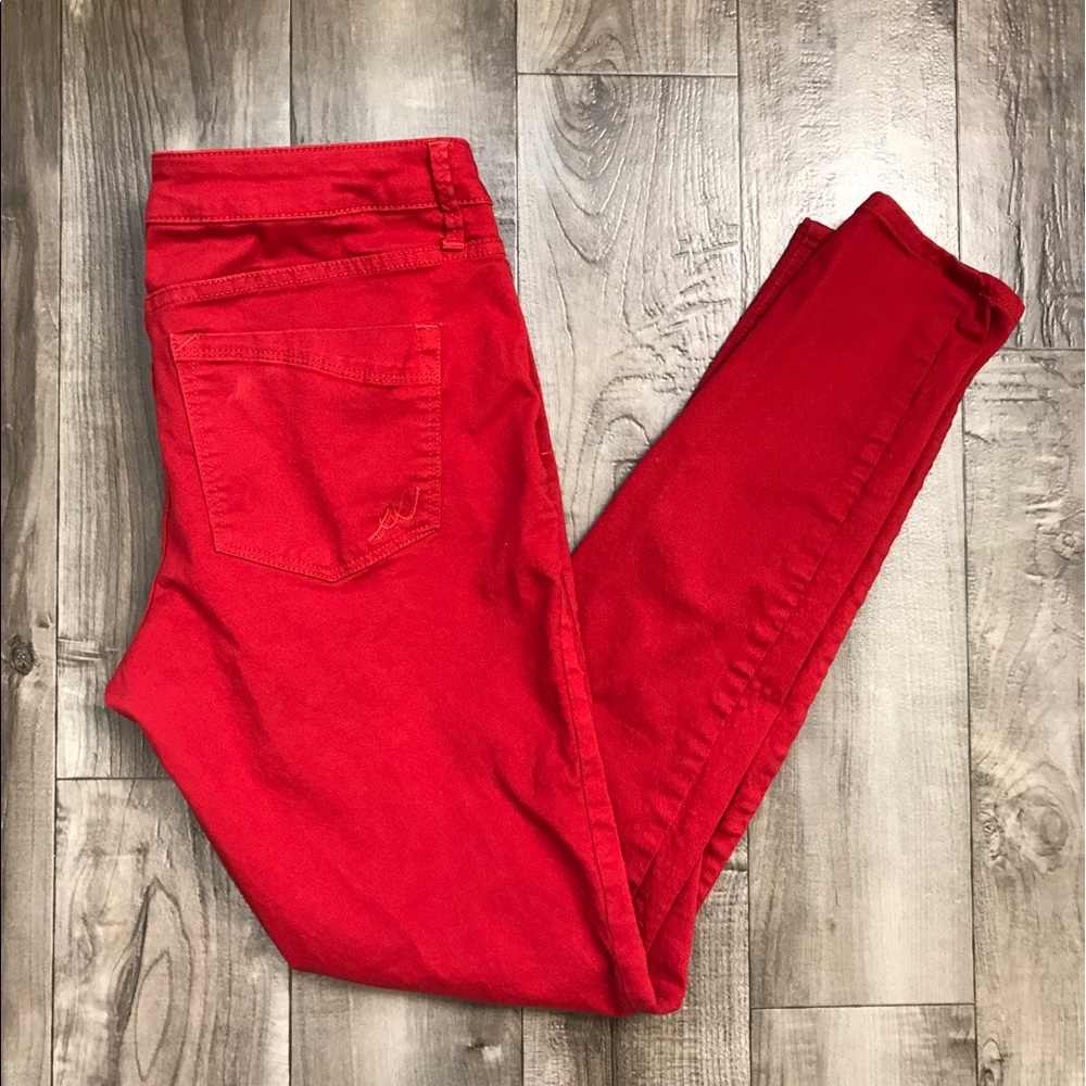 Red express jeans