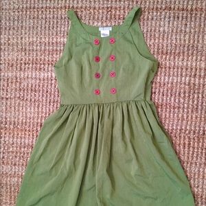 Babydoll Green Mini Dress