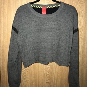 Cropped Nike Track and Field Sweater.