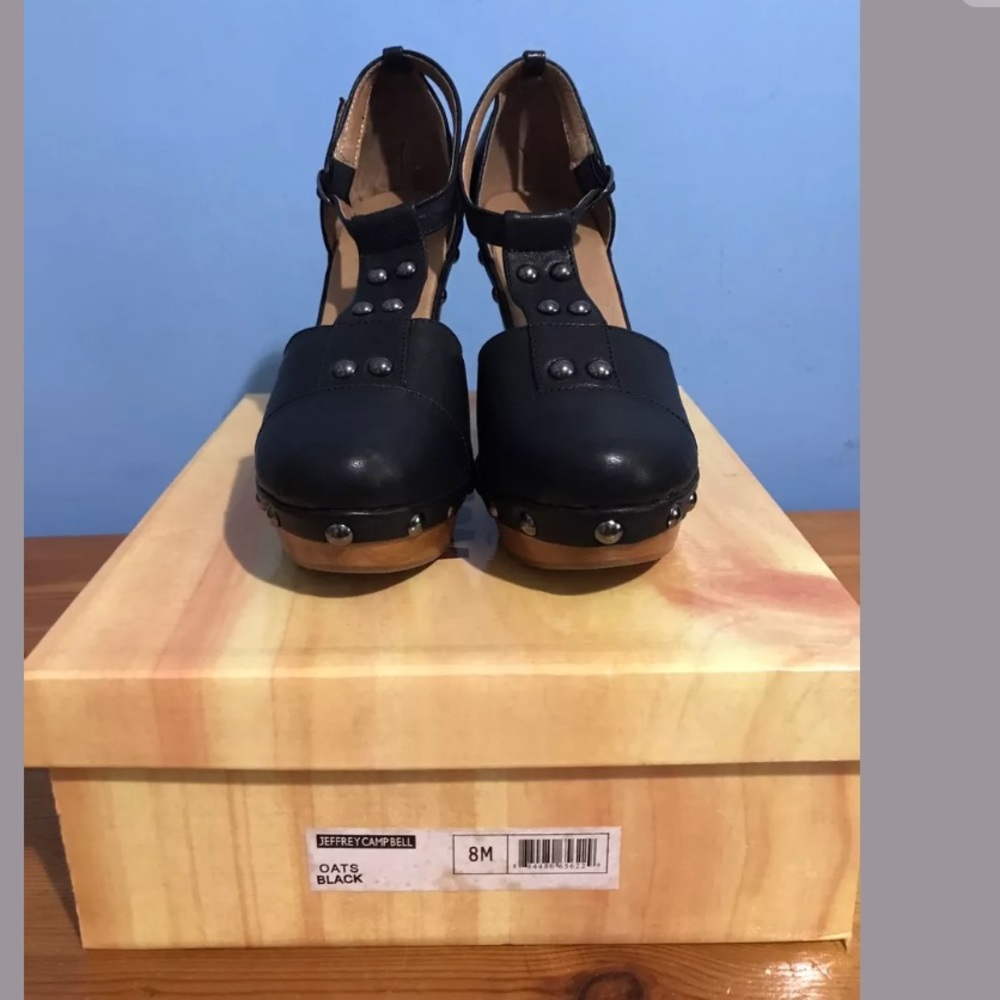 NWT JEFFREY CAMPBELL 8 FREE PEOPLE Woodies Clogs