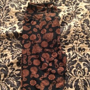 Paisley leggings