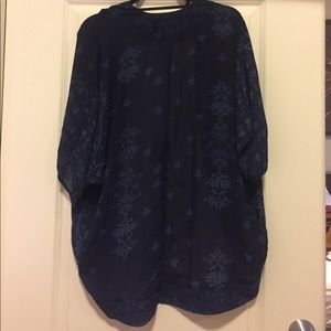 Navy kimono