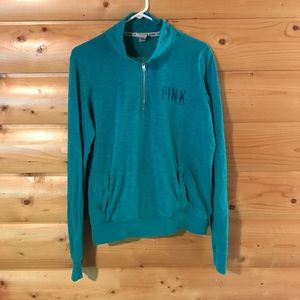 PINK Victoria's Secret 3/4 Zip SIZE M