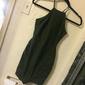Olive green Bodycon Dress