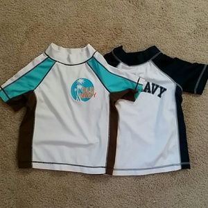 Old Navy and Gymboree 2T Swim Shirts