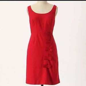 Flash sale Deep red moulinette souers red dress