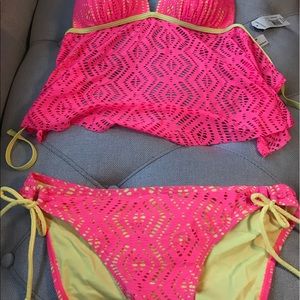 Adorable Watermelon/Lemon combo Swimsuit. NWT