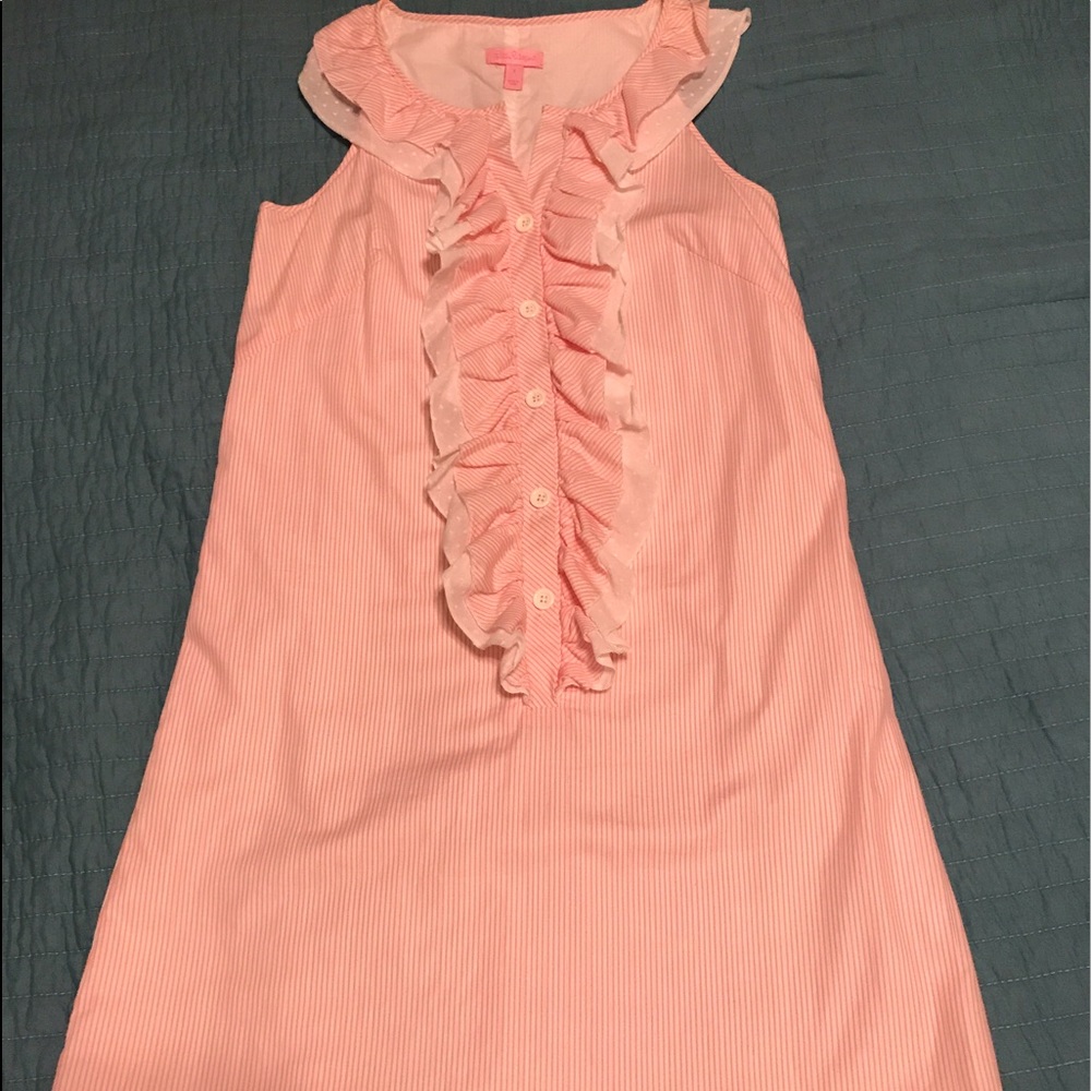 Lilly Pulitzer Adelin Ruffle dress size 8