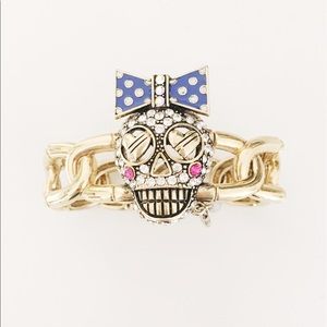 Betsy Johnson skull bracelet