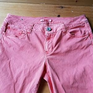 Salmon CAbi pants size 10