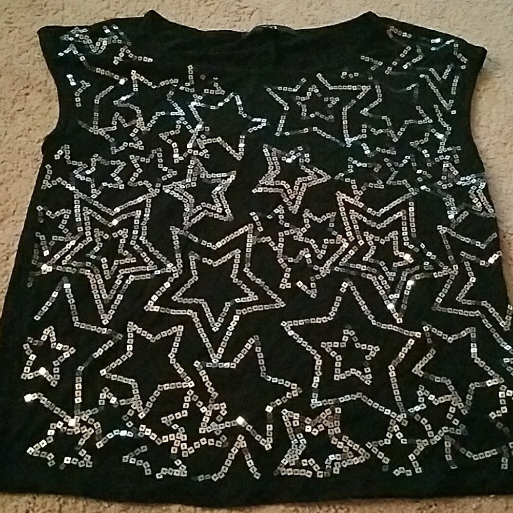 Star sequin shirt