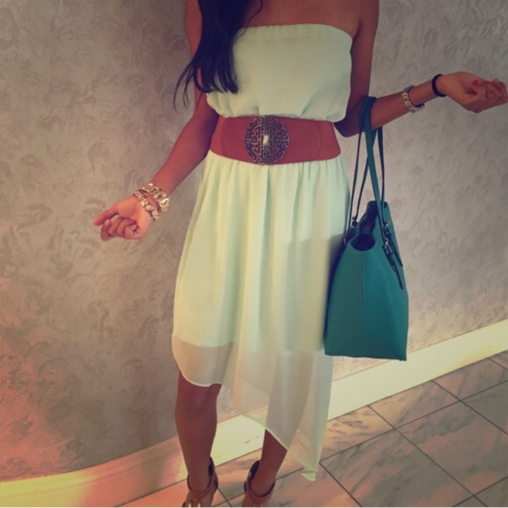 Teal Express Summer Dress