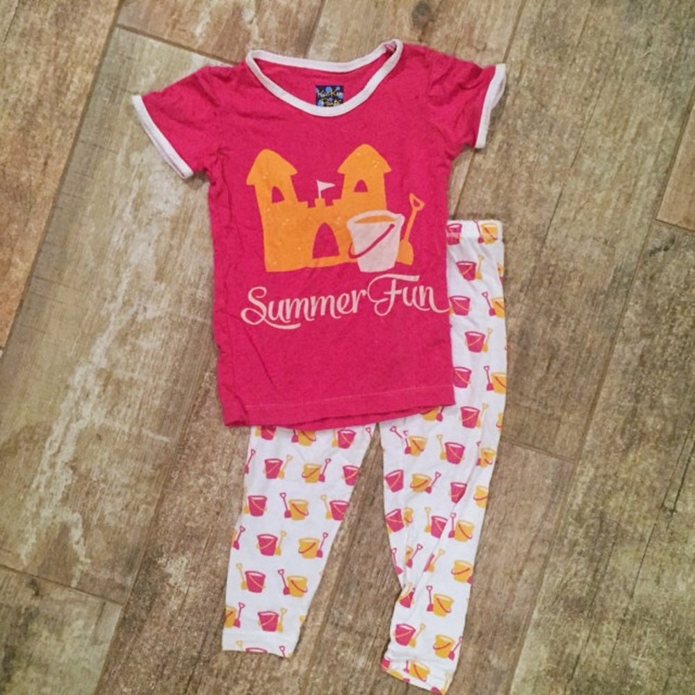 Kickee pants summer pajamas
