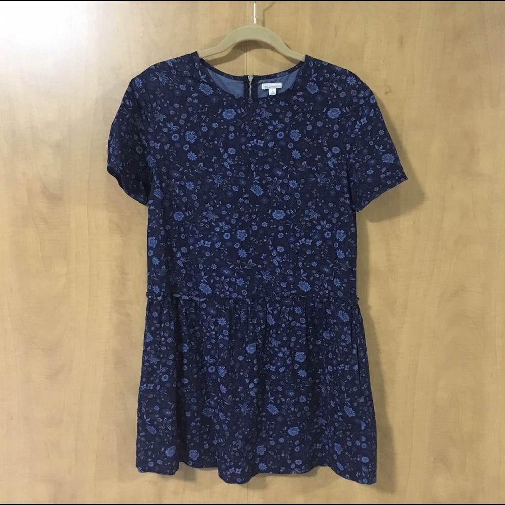 GAP Blue Floral Print Dress - Picture 2 of 4