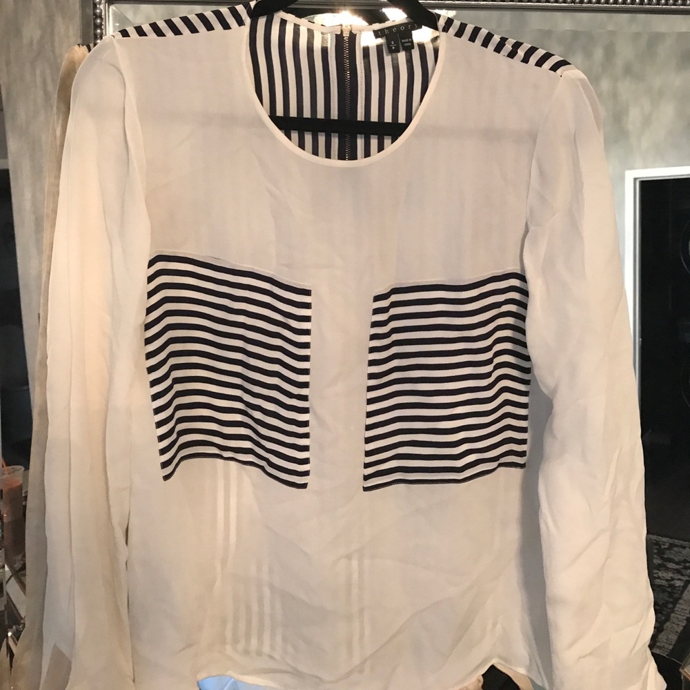 A silk blouse
