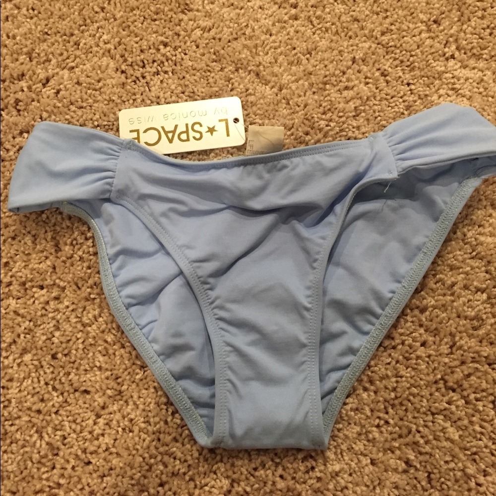 Powder blue bikini bottoms